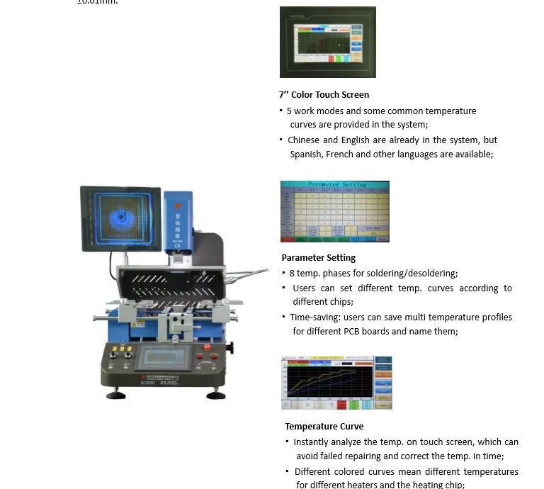 MSNew WDS-650 BGA Reballing Repair Machine Kit Stencil for Laptop Computer Motherboard Soldering Desoldering Welding Station - view 5