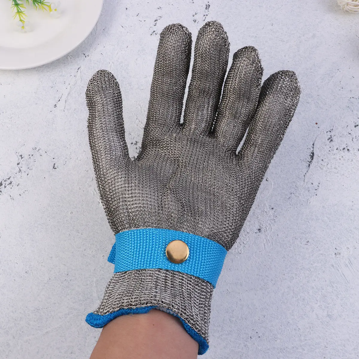 High Performance Level 5 Cut Resistant Gloves En388 Certified Flexible Machine Washable Protective Gloves for Gardening Slicing