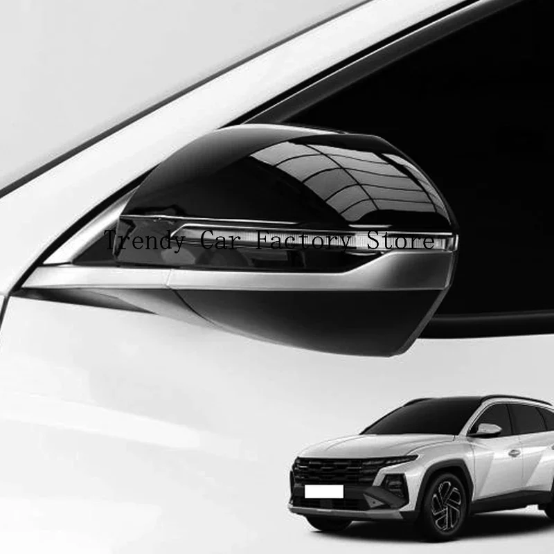 

Rearview Mirror Cover Cap Side Door Reverse Mirror Shell Housing For 2025 2026 Body Kits Exterior Accessories