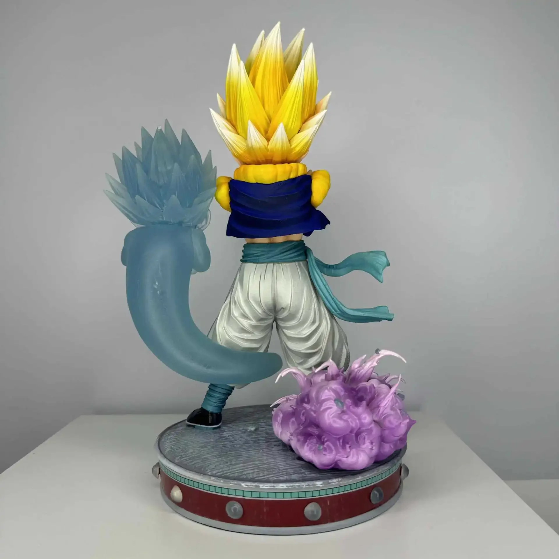 25 cm/9.8 pollici Dragon Ball Z Personaggio Anime Gotenks SSJ3 Bambola Super Saiyan 3 PVC Action Figure Collezione Decorazione Ornamenti