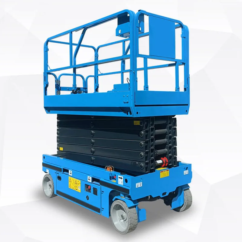 

Sample1:6m Genie JLG Man Aerial Platform Electric Hydraulic Small Scissor Lifts Walkable High-quality