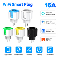 Tuya WiFi Smart Plug 16A EU Bluetooth Electrical Socket Remote Control Timer Works With Alexa Google Assistant Voice Control