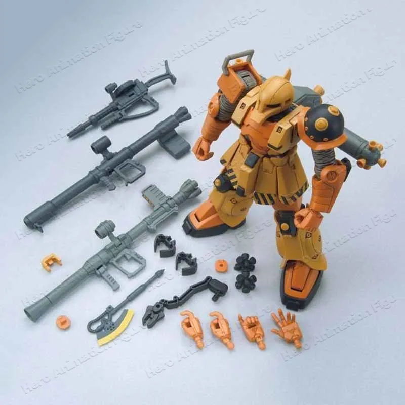 Kit de modelo Original de Bandai HGGT 1/144 ZAKU I THUNDERBOLTAnime, figura de acción, modelo de ensamblaje, juguetes, regalos para niños, coleccionables