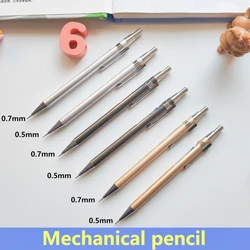 Mechanical Pencil Set 0.5 0.7mm Writing Sketching Art Drawing Painting Automatic Pencil with Leads Office School Supply