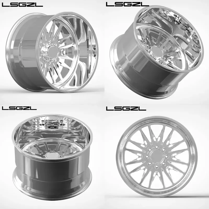 Ruedas forjadas para camión i 20x10 22x12 22x14 24x12 24x14 para Sierra 1500 2500HD 8x180 6x139.7 6x135 8x165.1 Super Single Wide