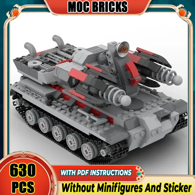 

Military Series Model Moc Building Blocks Armed Vehicles Model Technology Brick DIY Assembly Construction Toy Holiday Gifts