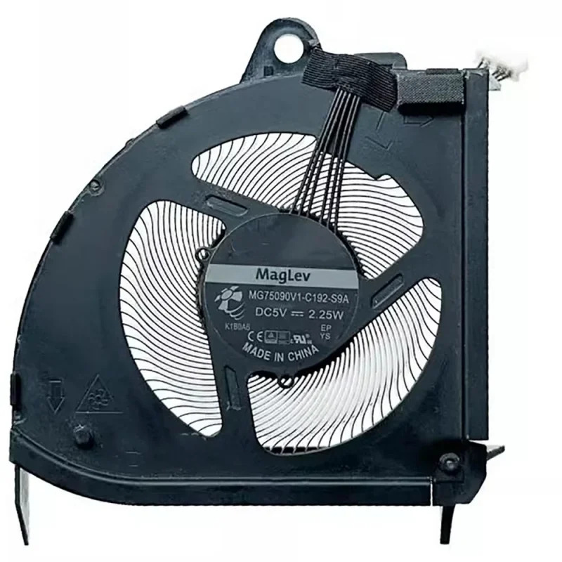 Imagem -04 - Ventilador de Refrigeração Portátil Gpu para Lenovo Thinkpad P15 Gen1 Mg75090v1-c192-s9a mg 75090v1-c195-s9a