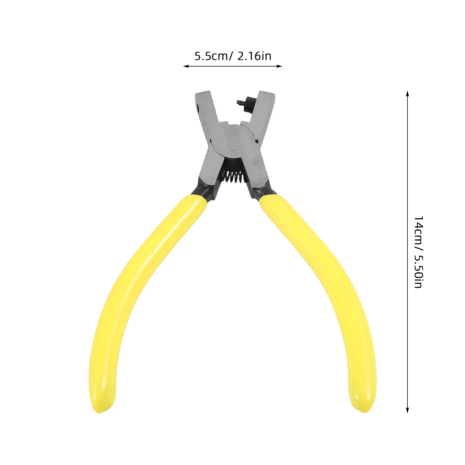 Single Hole Punch Metal Heavy Duty Hole Puncher Tool Precise Positioning for Paper Strap Sheet Craft Use