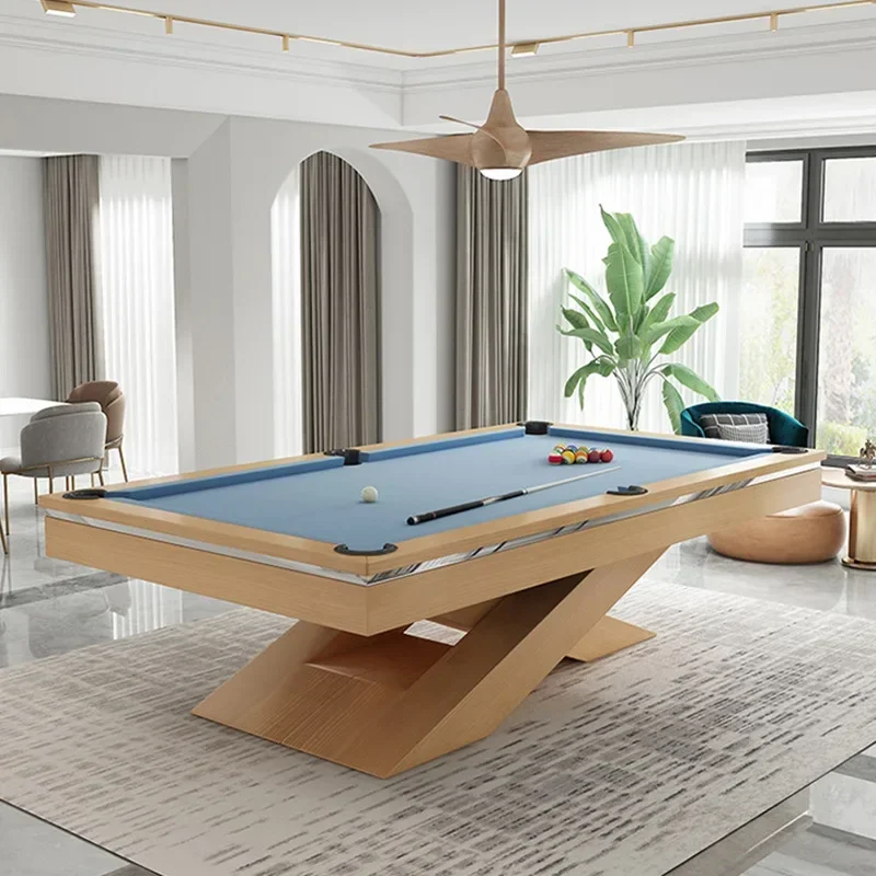 Family billiards table, modern fancy American dining table, standard adult