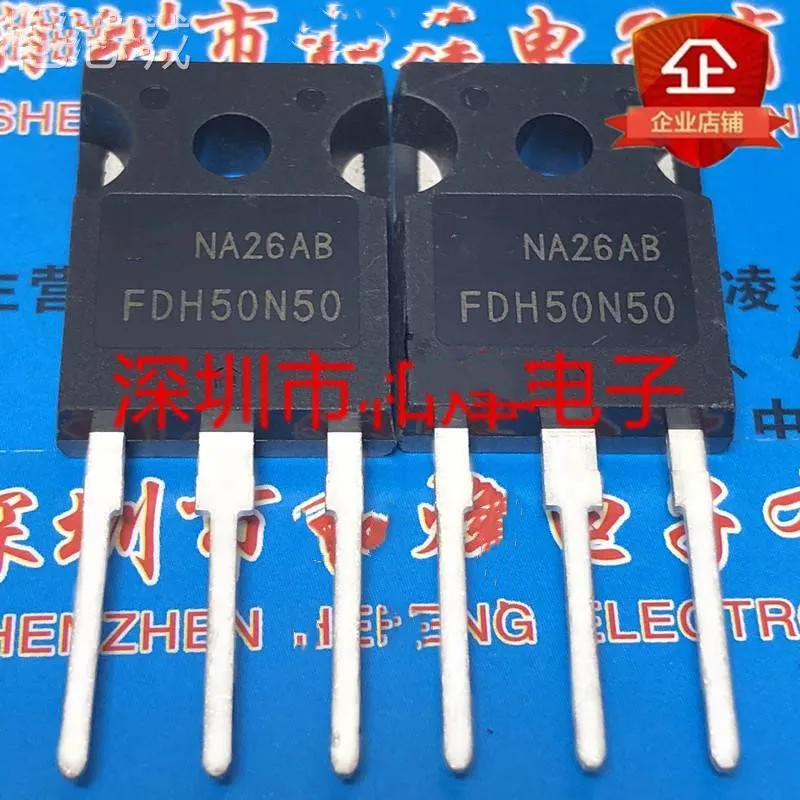 5PCS-20PCS FDH50N50 TO247 50N50 In-line TO-247 48A 500V High Power Supply Switch MOSFET Brand New Original