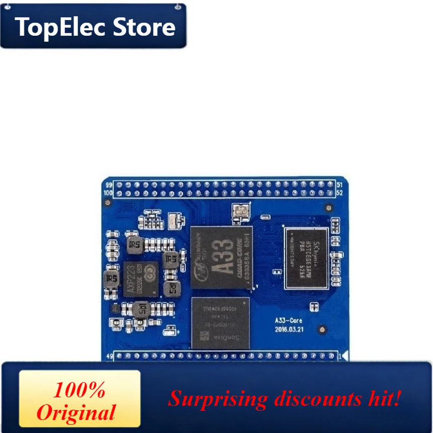 TopElec ARM Linux Allwinner A33 Quad-core Core Board Tablet Access Control Medical High-definition Video Program Development Boa