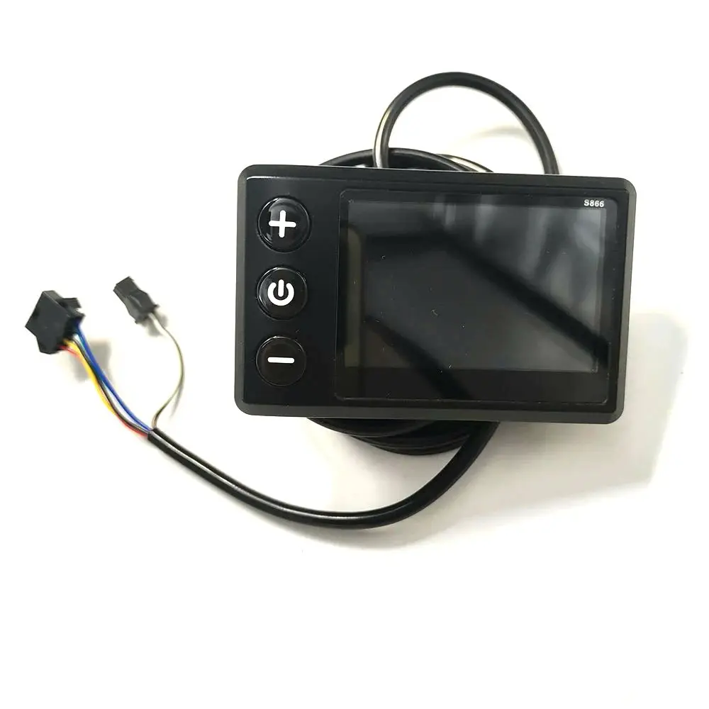 Electric Scooter Parts Repair S866 Colour Screen LCD Display Panel Accessory For E-Bike Display Meters  Acesssories