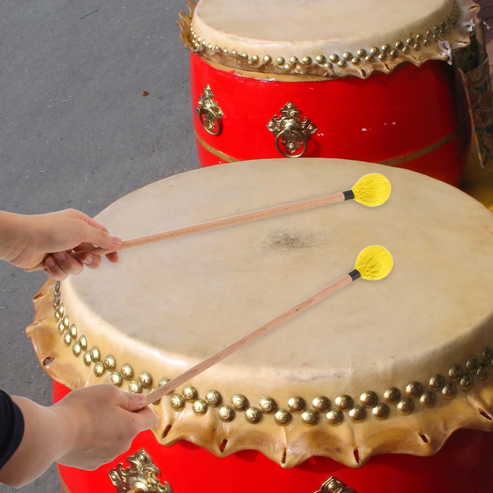 

Wooden Xylophone Mallets Set Solid Wooden Sticks for Kids Percussion Educational Musical Instrument Accessories