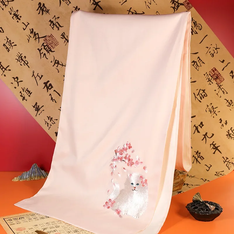 1pc-blanket-embroidered-scarves-silk-scarves-shawls-simple-chinese-style-designs-clothing-decorations-holiday-gifts