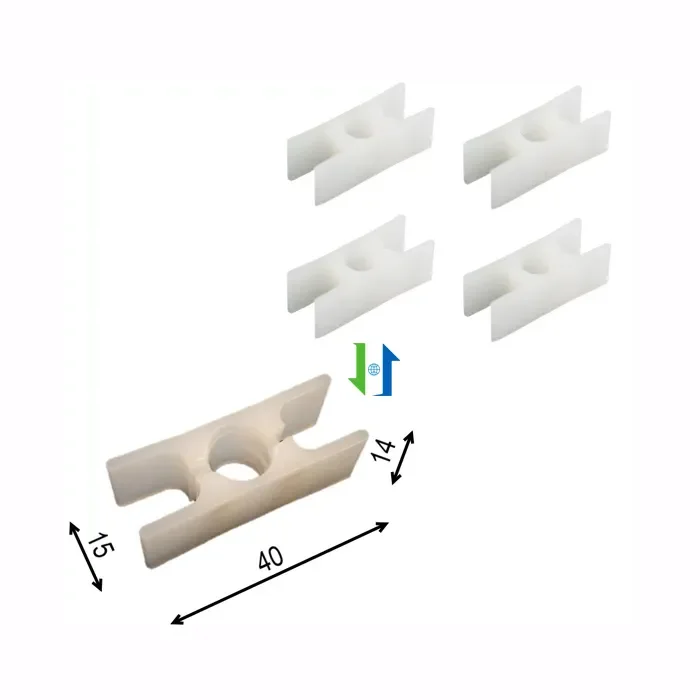 10 PCS ID 217705 Elevator slider ,Lower door guide, Fermator Compact, plastic part, 40x15mm