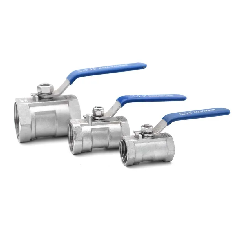 

SS304 1/4" 3/8" 3/4" 1" 1-1/4"1-1/2" 2” BSPT Stainless Steel Pipe Ball Valve Female Threaded Sanitary ON-OFF Ball Valve Straight