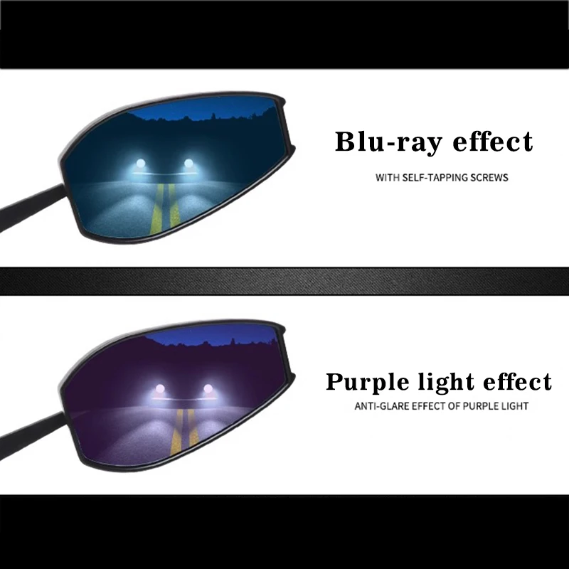 ل CFMOTO ZEEHO AE8 AE 8 دراجة نارية اليسار اليمين المضادة للوهج مرايا الرؤية الخلفية الجانب طوي قابل للتعديل مرآة الملحقات