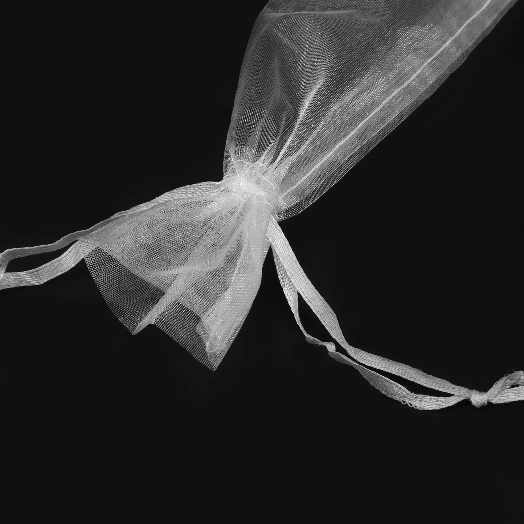 

A43I 100-упак. Складная сумка для веера на шнурке, сумки из органзы, складная карманная сумка для веера для улицы, свадьбы, вечеринки, подарочные пакеты