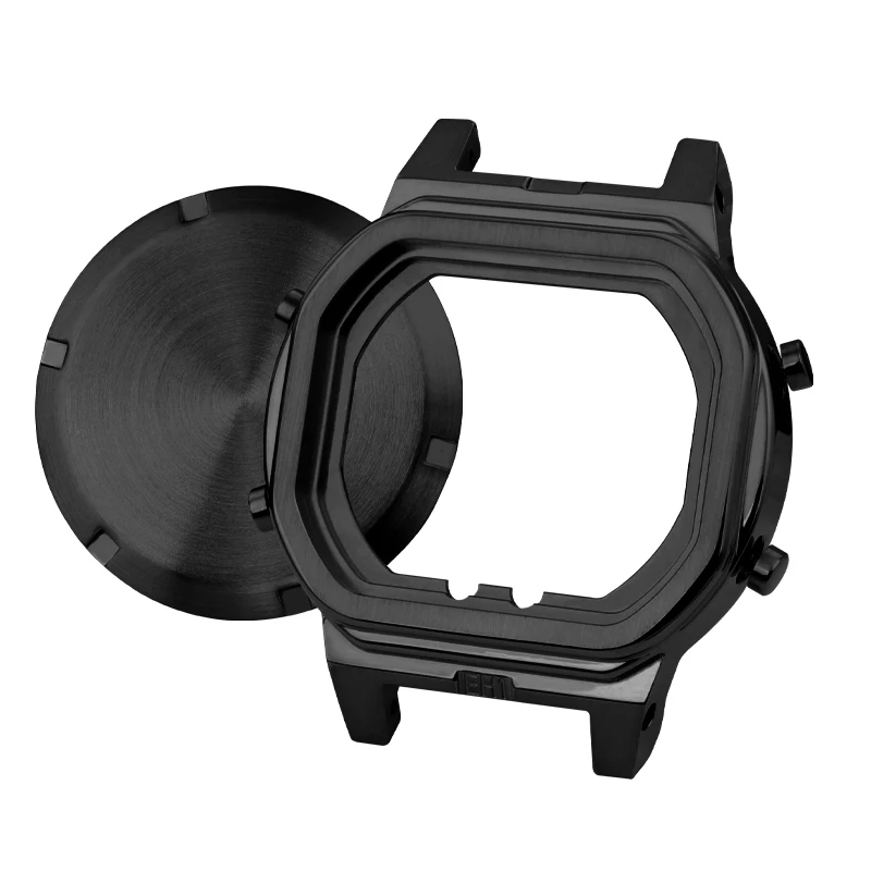 카시오 GW-B5600 모드 키트 금속 베젤 후면 하단 커버 나사 방수 링 골드 남성용 GWB5600 스테인레스 스틸 내부 쉘