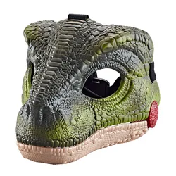 Dinosuar Mask with Motion and Roaring Sounds Realistic Dinosaur Mask Moving Jaw Sound Effects Dino Mask with Claws Realistic Din