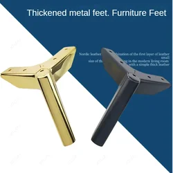 4pcs Black Gold Coffee Table Legs for Metal Furniture Sofa Bed Chair Leg Iron Desk Cabinet To The Dresser Foot Bathroom