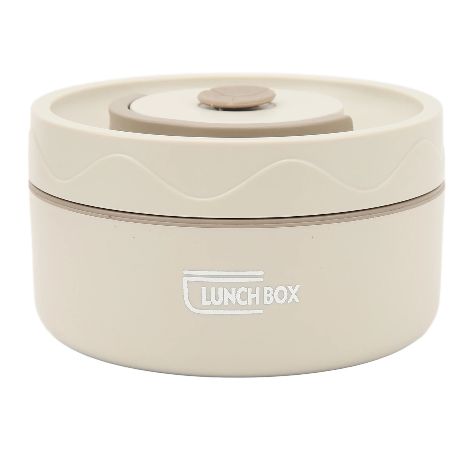 Thermisch fornuis Thermische kookpot 420 ml 304 roestvrij staal Dubbellaags draagbare ronde vorm Thermische lunchcontainer