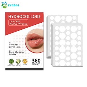 ●360pcs Mouth Blister Patch Cold Sore Lip Blister Patch Cold Sore Healing Hydrocolloid Lip Care Stickers Mouth Blister Patch
