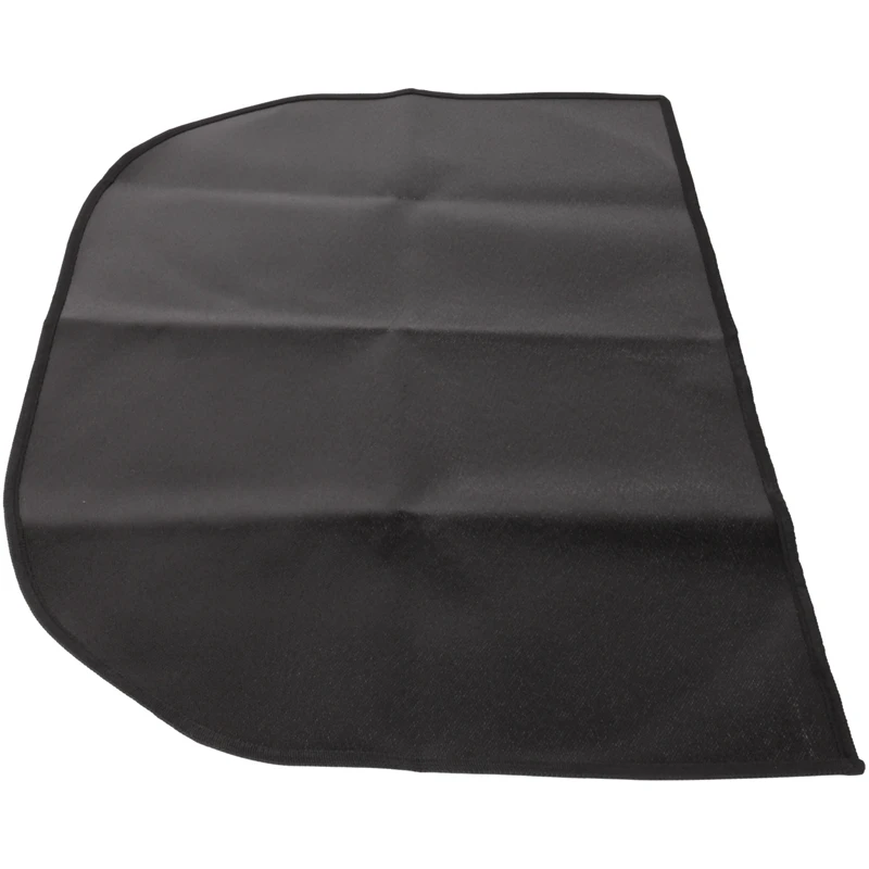 Fireplace Hearth Rug, Flame-Resistant Mat For Hearth Chimney, Half Round 2-Layer Fiberglass Fire Resistant 50 X 80Cm Durable