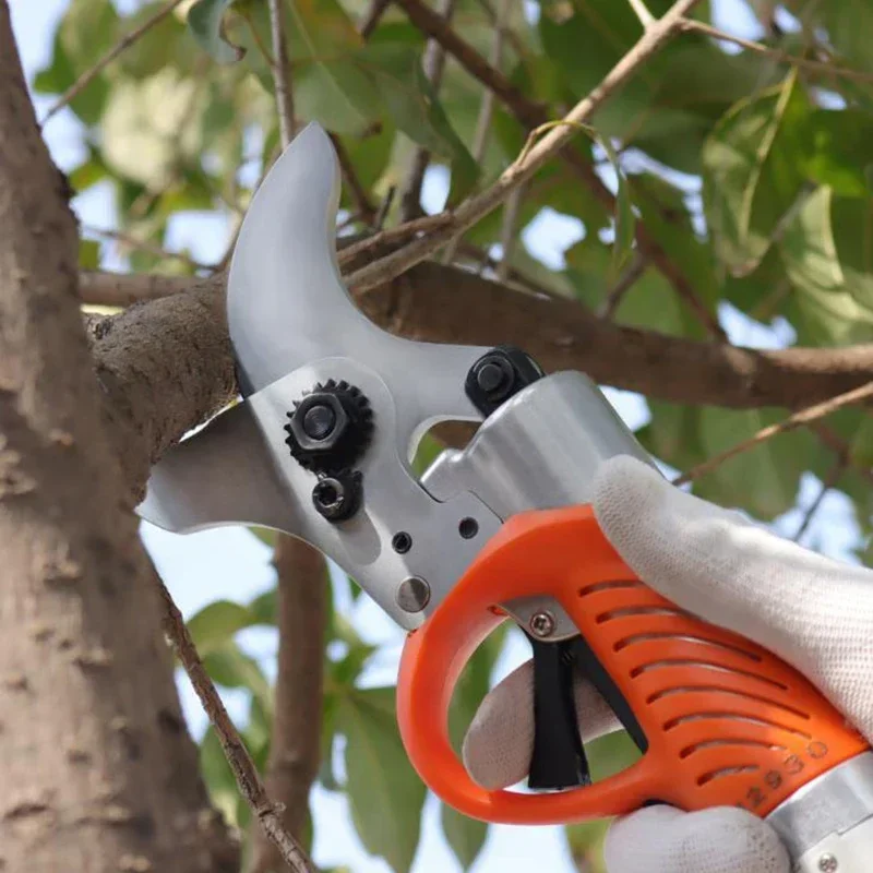 Electric Shears Electric Pruner 36V Lithium Battery Electric Pruning Shear Orchard Scissors for Fruit Tree Garden