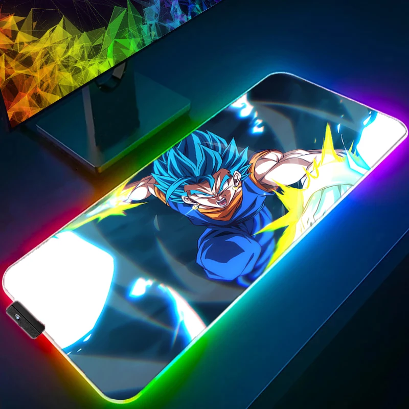 

RGB LED D-dragon B-ball Mouse Pad Gaming Mousepad Desktop Anti-slip Protective Mat Computer Keyboard Pad Mausepad Anti-skid Pad