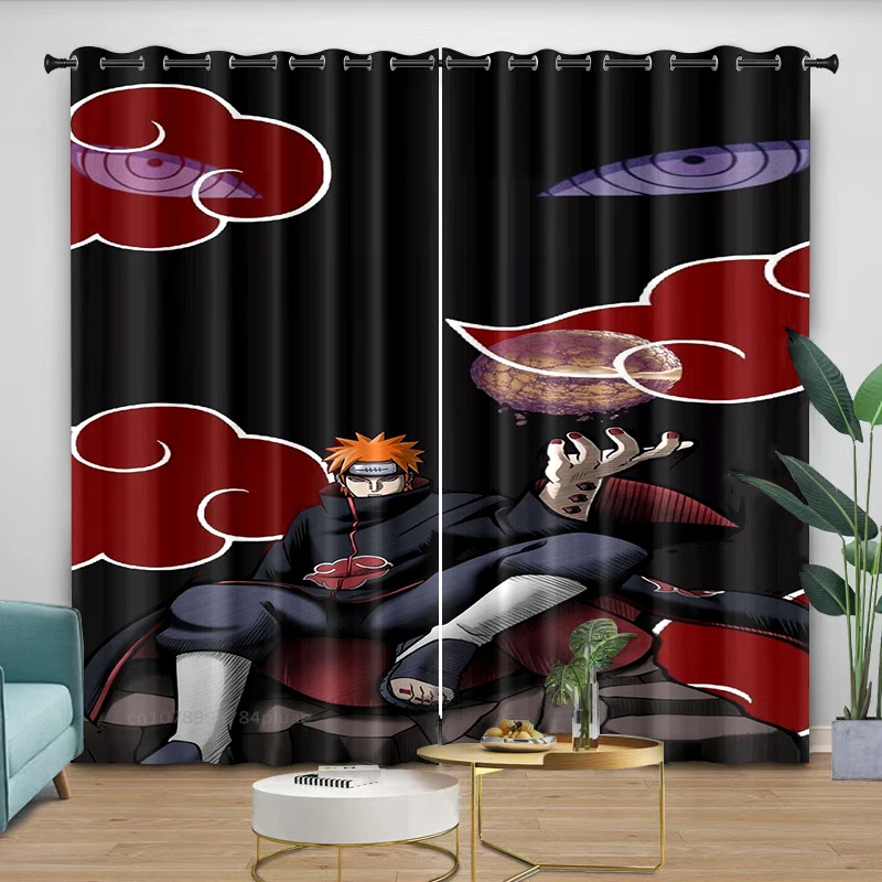 

Naruto Blackout Curtain Cartoon Uzumaki Naruto Window Shade for Bedroom Living Room Decor Children Teens Gift
