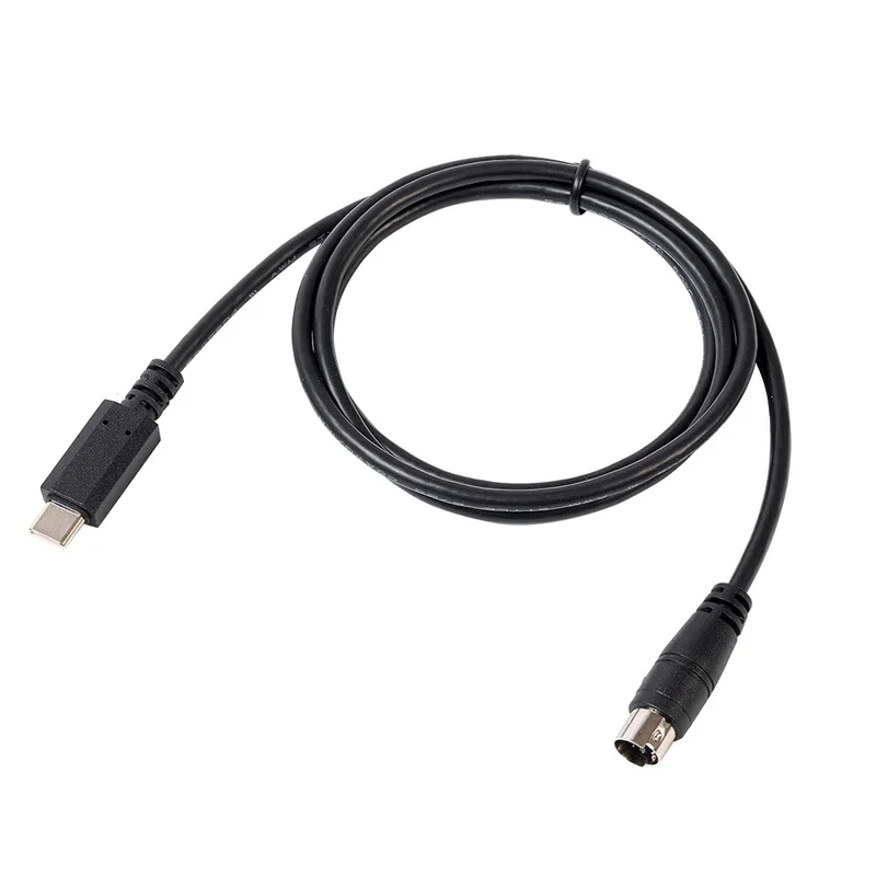 USB C to 7Pin Mini DIN Data Cable, Audio MIDI Transfer Cord for Portable Music Audio Interface MIDI Controller, Plug and Play