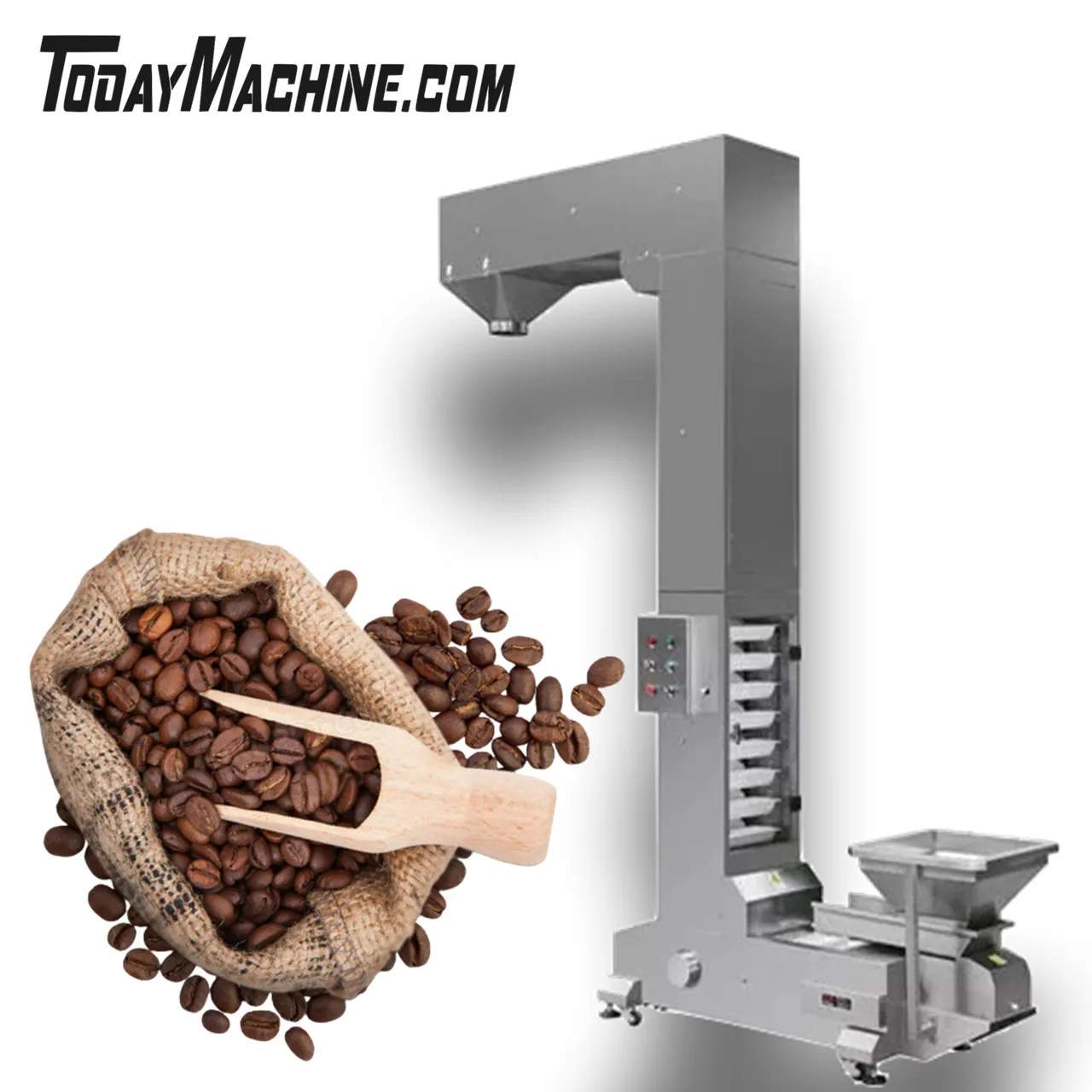 Automatic Z type Bucket Conveyor Elevator Chain Conveyor Machine