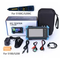 5-IN-1 TVI AHD CVI Analog IP CCTV Camera Tester Build in Battery Security Tester Monitor Video Audio Test PTZ 4K