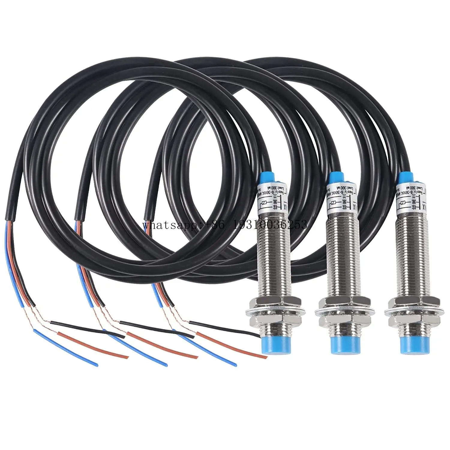 

Detecting Distance Normally Close Detection NPN NC DC 10-30V Non-Shield Type Cylindrical M12 Inductive Proximity Switch Sensor