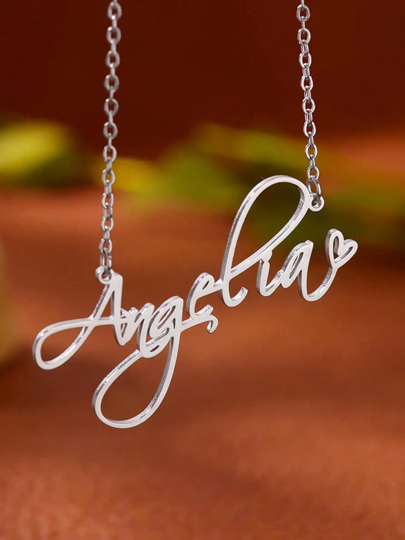Custom 18K Gold Name Necklace, Personalized Gift for Her