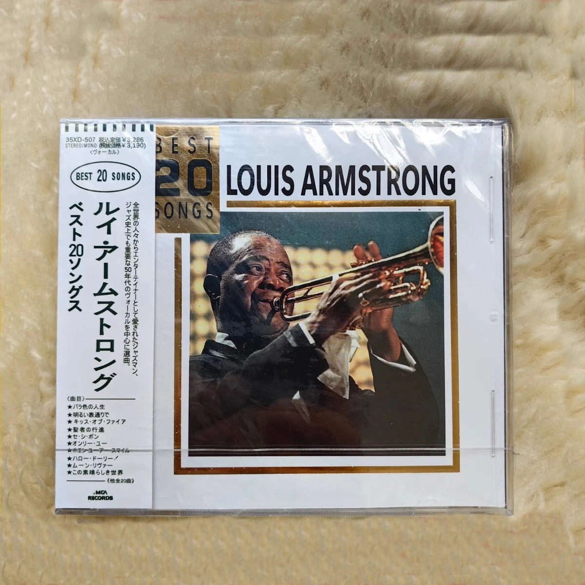 Jazz trompete louis armstrong música cd maiores sucessos 20 músicas álbum gravação de música cosplay walkman carro soundtraks caixa coleção