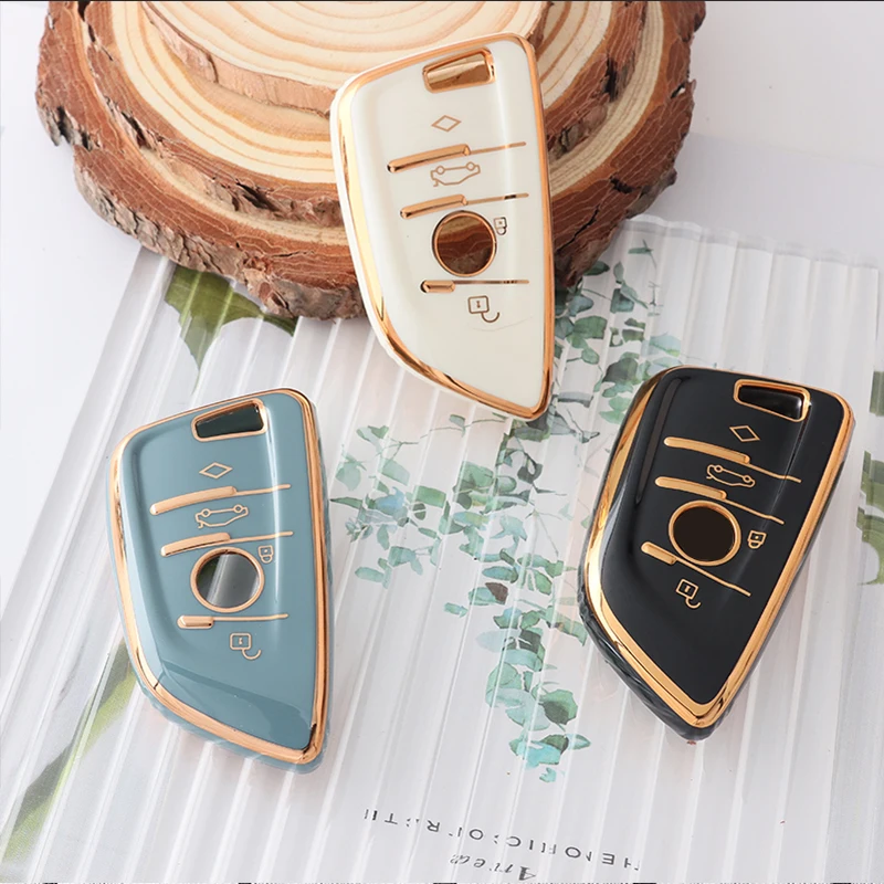 

Soft TPU Car Key Case Cover Protector Shell for BMW X1 X3 X5 X6 X7 1 3 5 6 7 Series G20 G30 G11 F15 F16 G01 G02 F48 Accessories