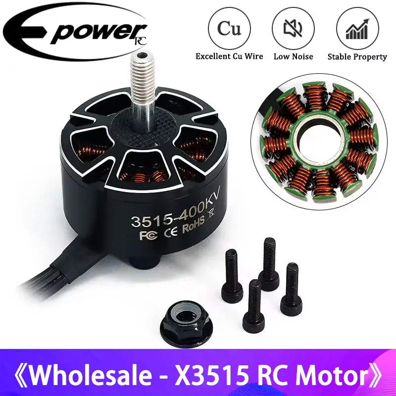 E-Power New Product X3515 3515 400kv 580kv 700kv Brushless Motor For Outrunner Multirotor Quadcopter More Stable RC Drone Parts