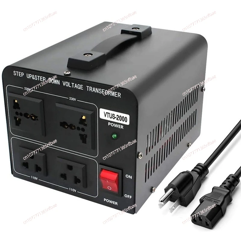 

220V to 110v Lifting Transformer 110v to 220v Voltage Converter 1000W Green Source Power Transformer