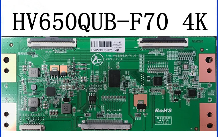Kostenloser Versand! HV650QUB-F70 lcd led bildschirm logik board t-con 4k oder 2k arbeiten gut