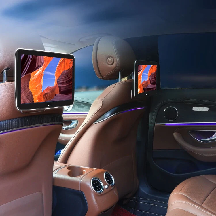 Smart Android 10 Hoofdsteun Monitor Digitale TV-eenheid Auto Achterbank Entertainment 2g Ram 16g Rom Hoofdsteun Auto Monitor