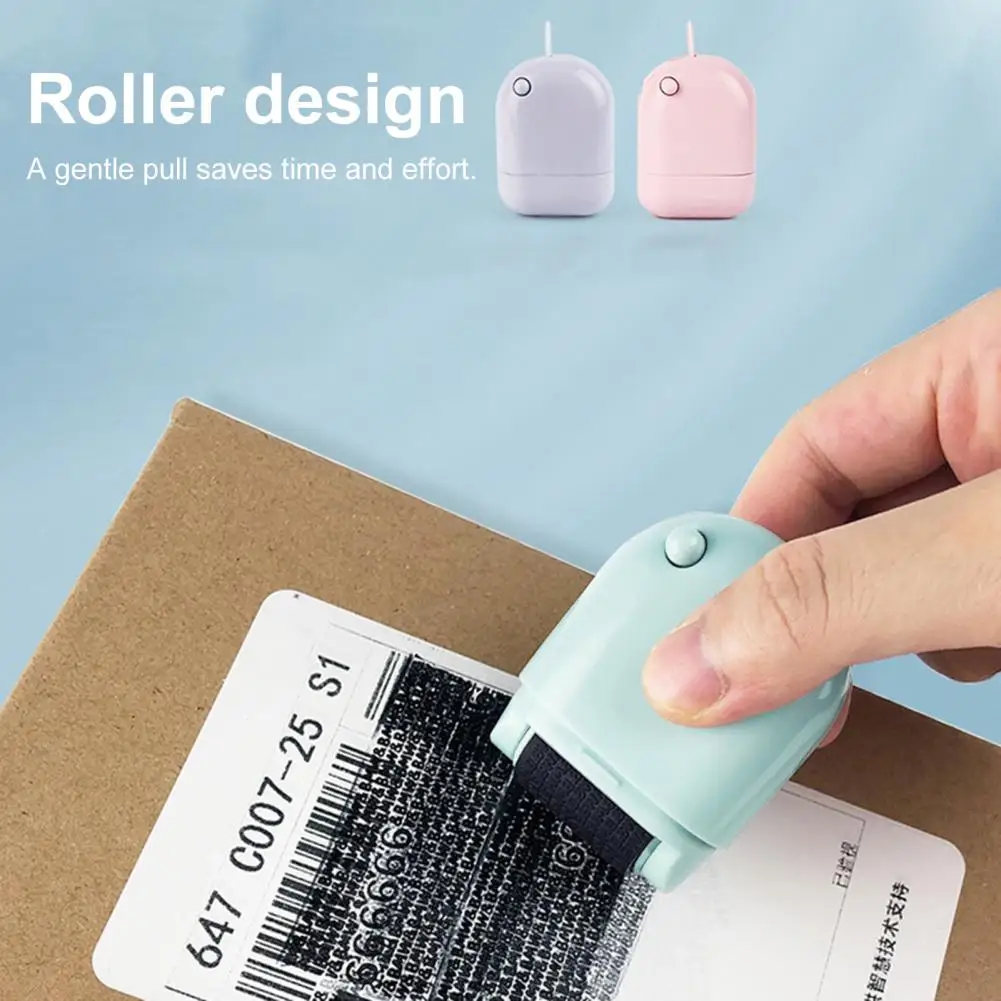 Ceramic Blade Theft Protection Roller Stamp for Privacy Confidential Data Guard Your Security Stamp Roller Privacy Seal Roller