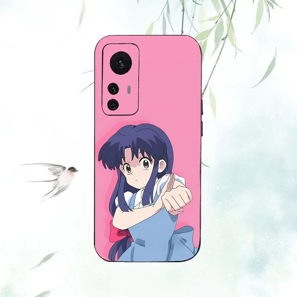 R-ranma C-cartoon Phone Case For Xiaomi 11 Redmi Note 11 5G 8T 9A 9 10T Note8Pro Note9 12SUltra Black Case