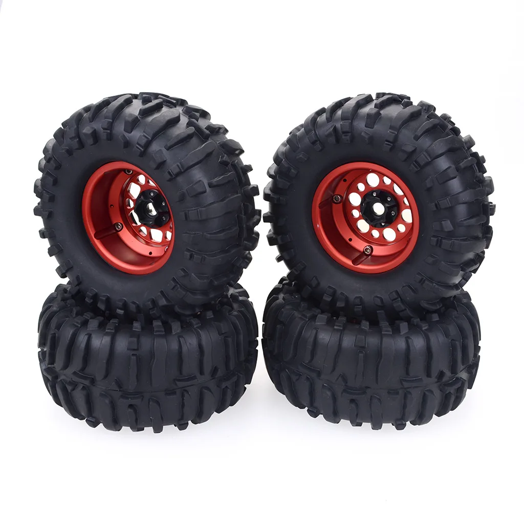 2.2-inch 1/10 Rock Crawler Hub And Tire Simulation climbing vehicle wheel aluminum Alloy hub Axial SCX10 D90 RC4WD