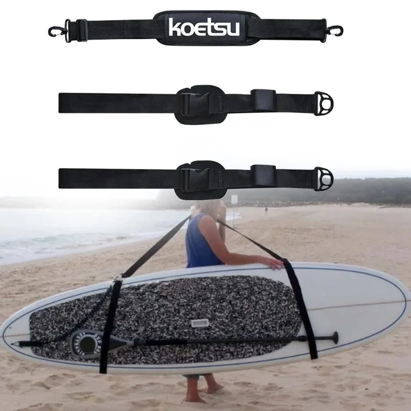 

Adjustable Surfboard Shoulder Strap Carry Sling Stand Up Paddleboard Sup Board Surf Fins Paddle Wakeboard Surfing Kayak Tool New