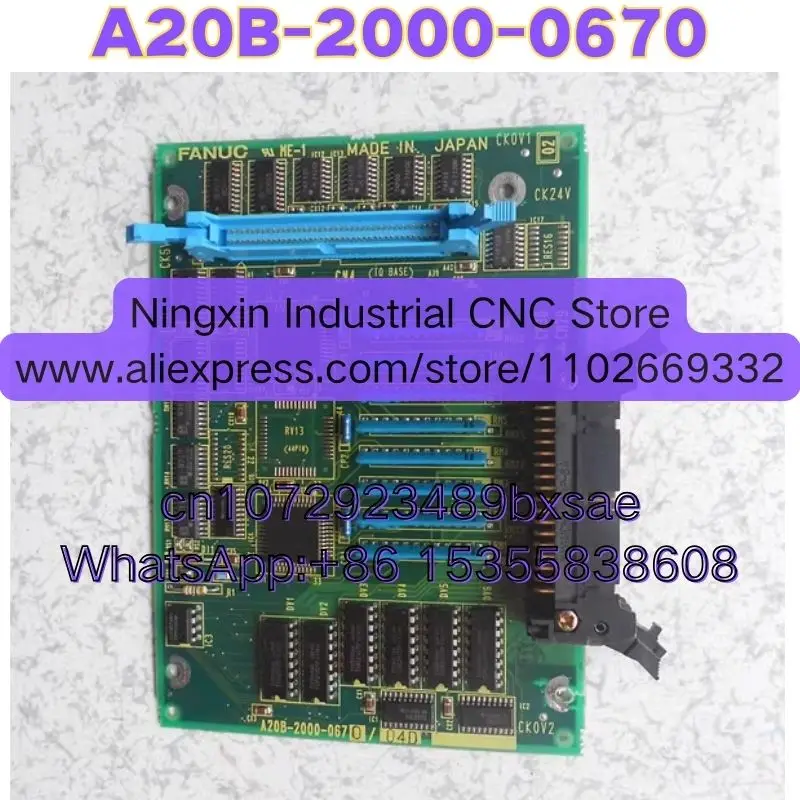 Latest Quotation Second-hand A20B-2000-0670 A20B 2000 0670 Servo Circuit Coard PCB Board Tested OK