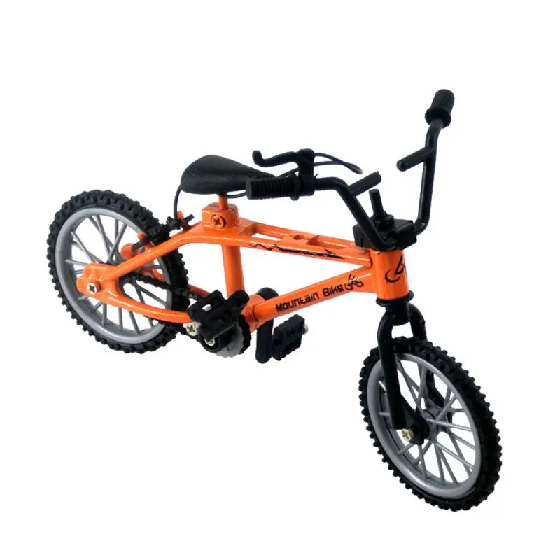 Mini bicicleta dedo en miniatura aleación para niños, modelo bicicleta montaña DIY para simulación