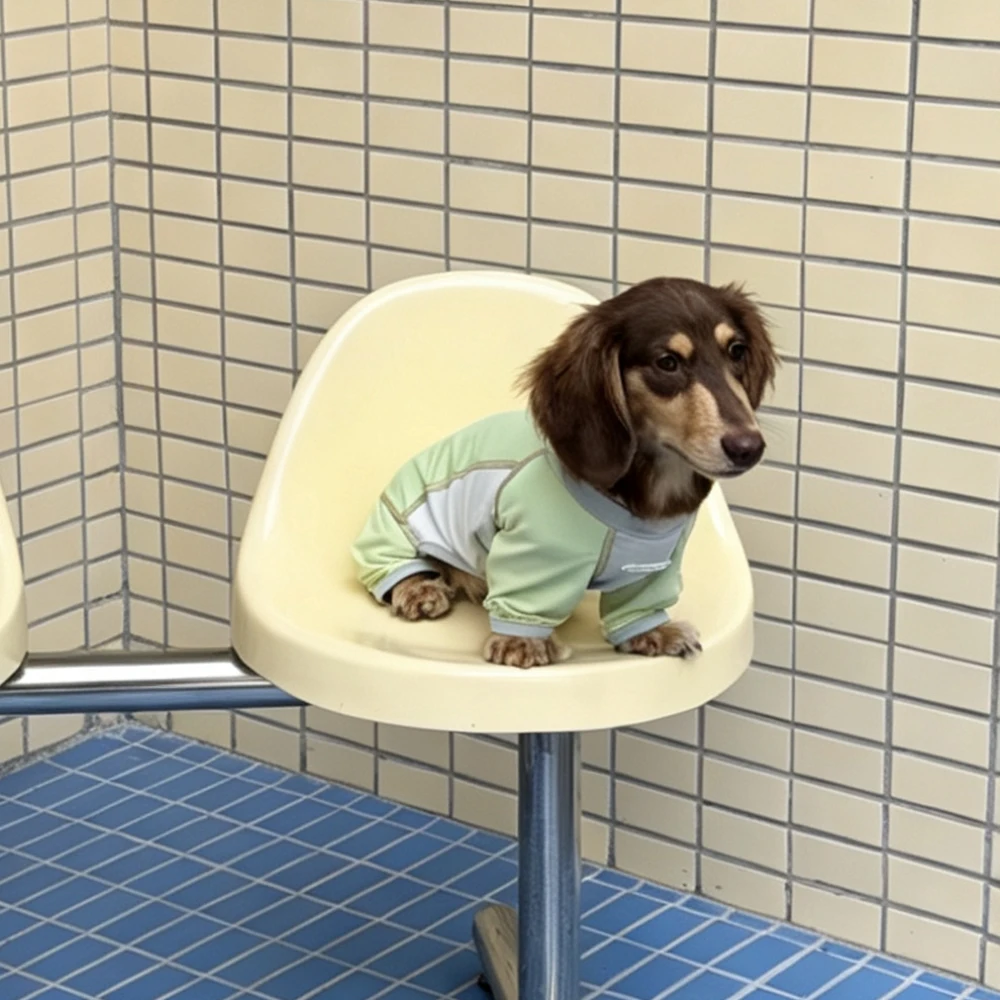 Traje de verano refrescante anti-insectos para Dachshund secado rápido