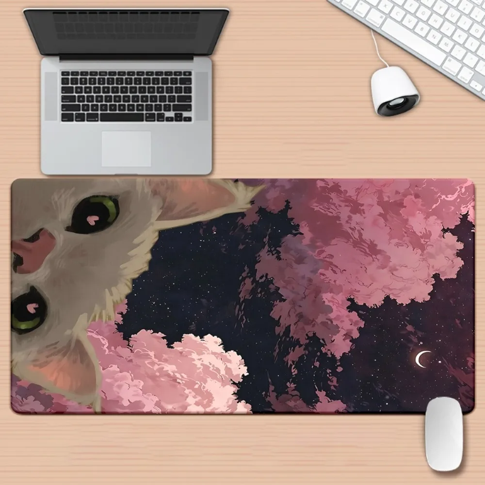 mouse-pad-grande-com-padrao-de-flor-de-cerejeira-e-orelhas-de-gato-brancas-base-de-borracha-antiderrapante-para-pc-laptop-e-escritorio
